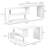 360 Degree Rotating Corner Computer Desk, L Shaped Desk, Home Office Workstation With 3-Tier Storage Shelves, White
