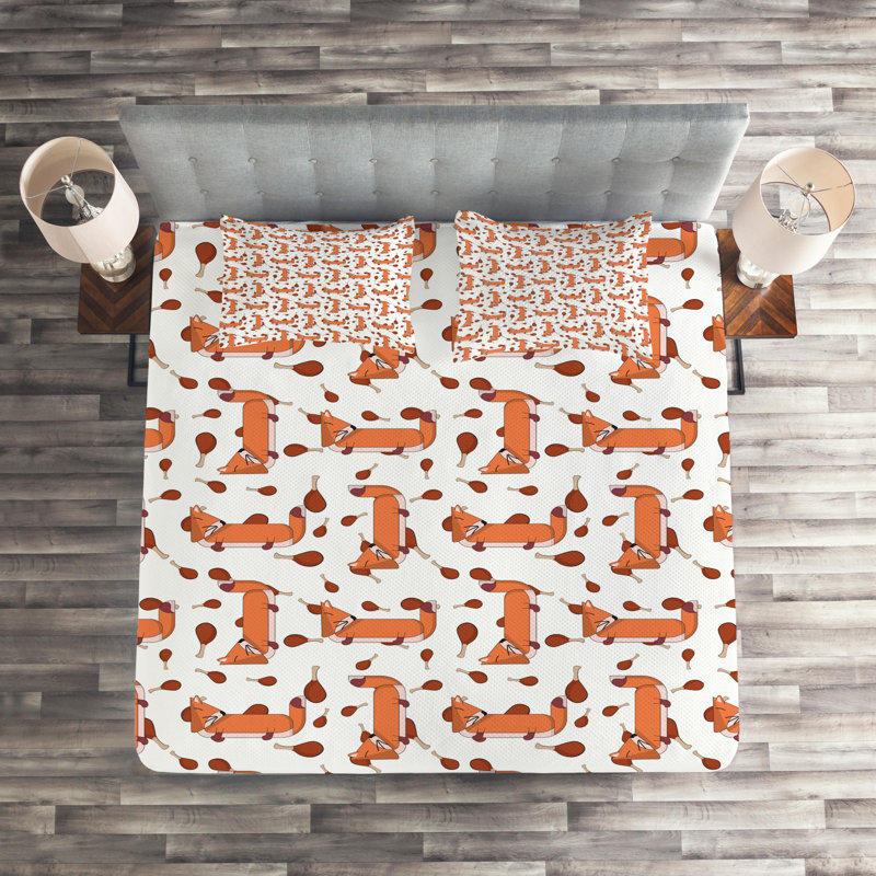 Coverlet, King Bedspread + 2 Shams