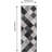 Machine Washable Plaid Runner Rug for Hallway, Kitchen, Bedroom, Living Room, 2x6, Navy & White, Abstract Geometric Design-809413177