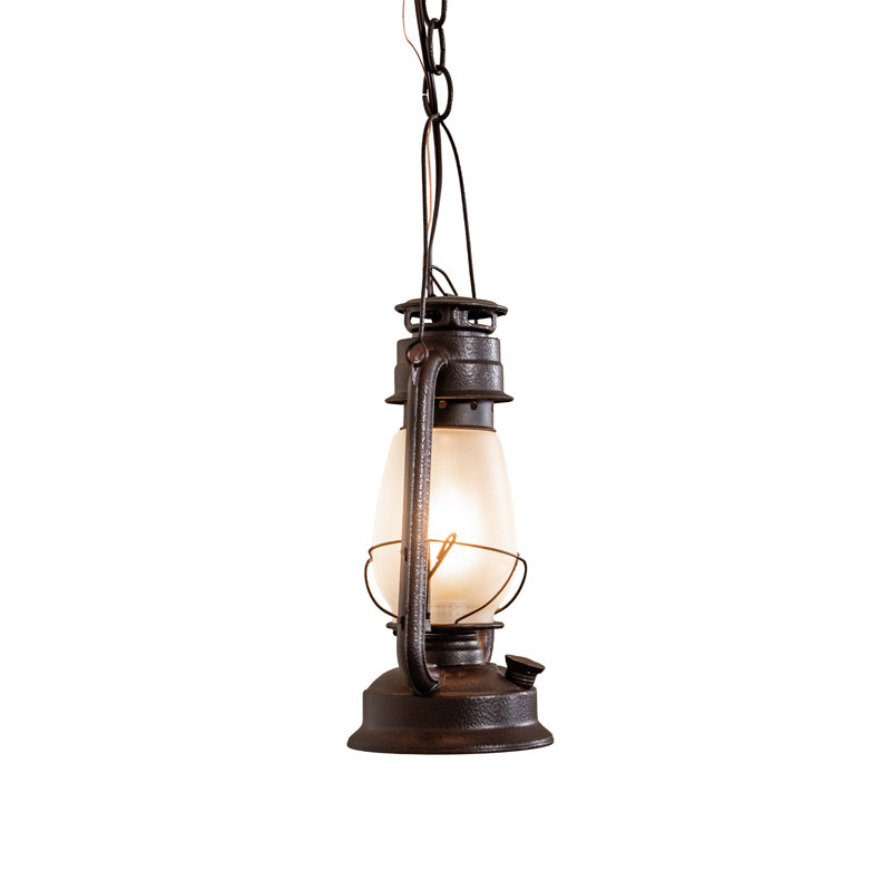 7" Wide Miners Lantern Mini Pendant