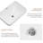 Ceramic Undermount Bathroom Sink 22.05" X 15.36" X 6.7" - White Porcelain Vessel Basin, Seamless Design For Vanity Countertop-123045140