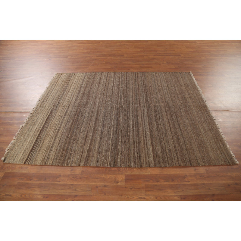 Tapis rayé brun All Kilim 5 x 7