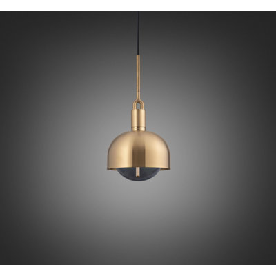 Luminaire suspendu fourche / abat-jour / globe