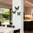 Black Metal Butterfly Wall Art, 3-piece