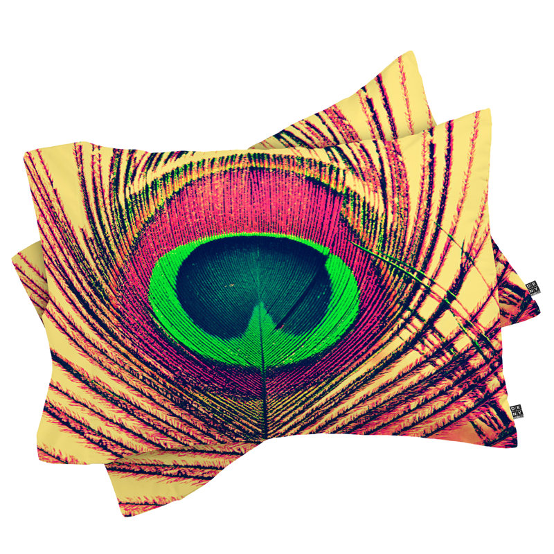 Peacock 2 Pillowcase, King