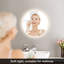 Miroir de salle de bain rond Naliyah-1418264212