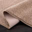 Tapis tissé à la machine et lavable à la machine en brun-1358355487