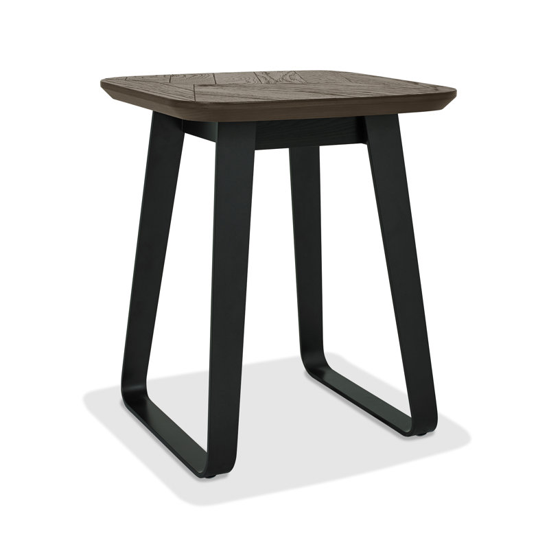 Airla Sled End Table, Grey