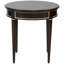 Linea Round End Table in Café Mocha-899554565