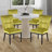 Velvet Upholstered Parsons Chair-1363855931