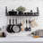 Metal Rectangle Wall Mounted Pot Rack