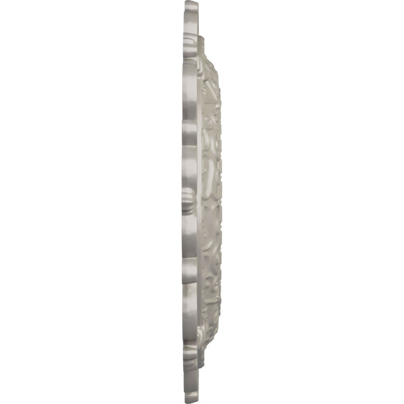 Médaillon de plafond Endurathane Orrington, DO 13 1/4 po x P 6 5/8 po x P 1 1/8 po (convient aux auvents jusqu'à 6 5/8 po), fini blanc perle peint à la main