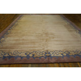 Vintage Oversized Art Deco European Holland Knotted Rug
