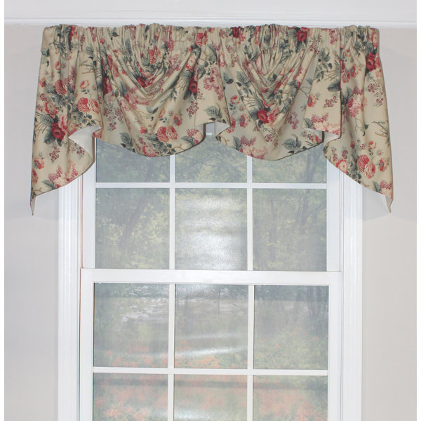 RLFisher Floral Swag Window Valance | Perigold