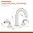 Widespread 2-handle Bathroom Faucet-67081245