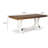 Josanna Extendable Metal Base Dining Table