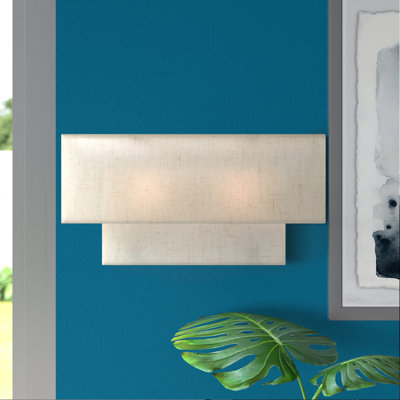 Cebron Steel Flush Mounted Sconce