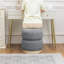 Tabouret rond rembourré-522695457