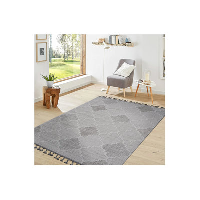 Guros Collection 2X8 Trellis Indoor / Outdoor Runner Rug