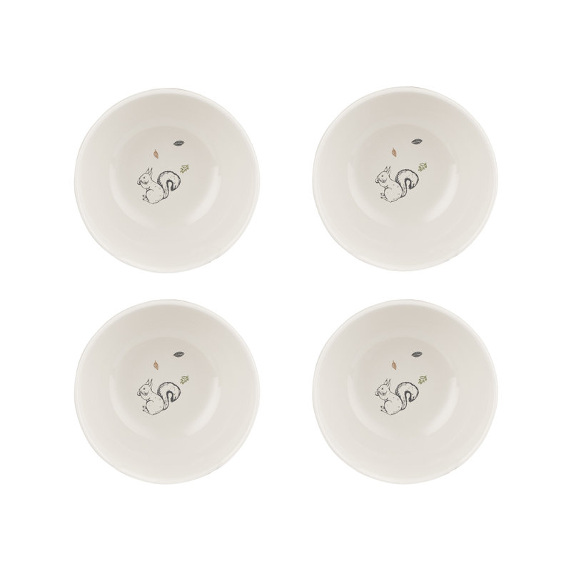 Woodland Set Of 4 Bowls 14CM
