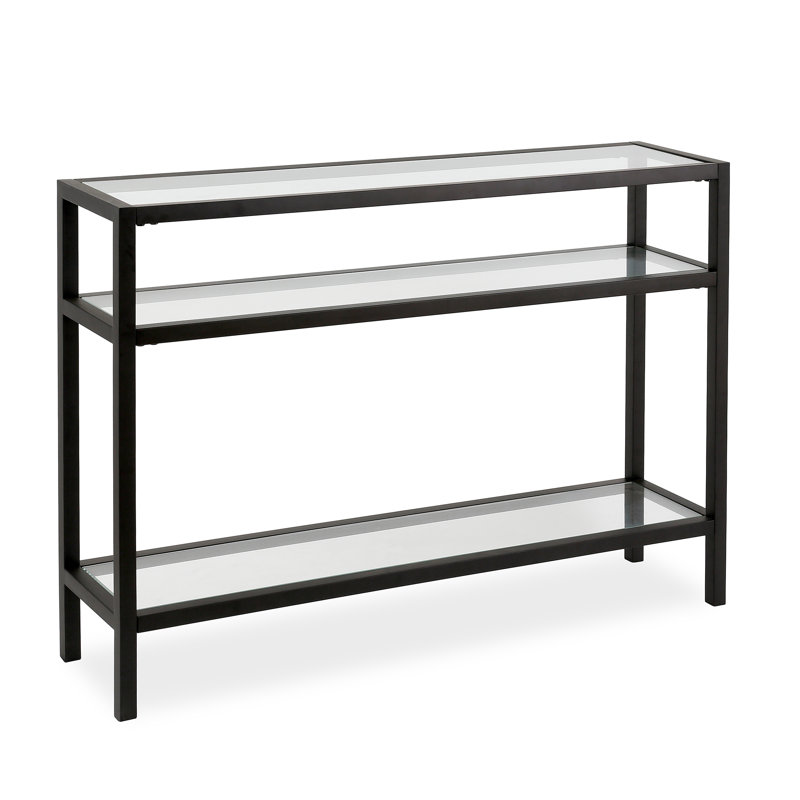 106.68Cm Console Table, Blackened Bronze