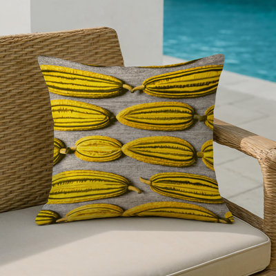 Indoor and Outdoor Throw Pillow