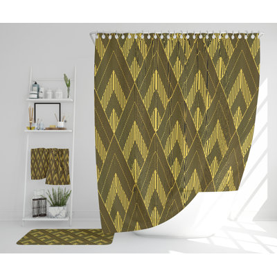 Neishaly Polyester Shower Curtain Set