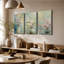 Impression sur toile tendue sur châssis 3 panneaux Magnolia Cherry Blossom-1462898233