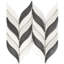 Carreau de mosaïque murale en céramique 2 "x 3" Divine Sprig (0,86 pi. Ca. / feuille)-52031369
