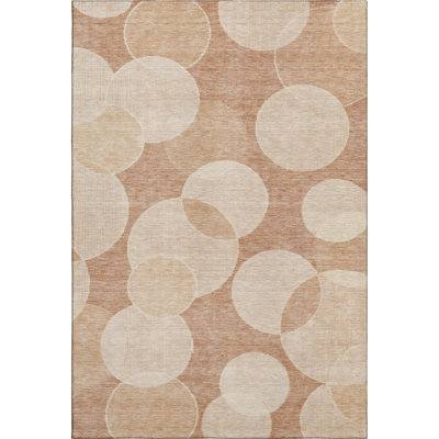 Premium Machine Washable Lubbers AMF1751 Geometric Rug