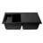 33.86'' L Double Bowl Granite Kitchen Sink-95312609