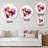 Purple Orange Ethereal Reflections Wall Clock-93382054