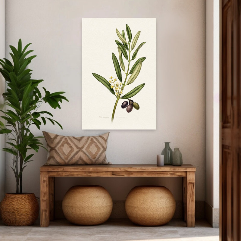 Art contemporain, art floral rétro, H 48 po x l 32 po