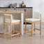  Tabourets de bar en bois à hauteur de comptoir de 26 po Alresford-106804056