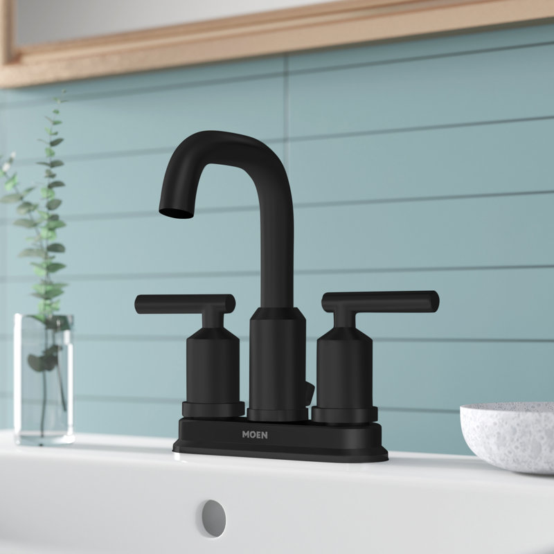 Robinet de salle de bain Gibson, Noir mat