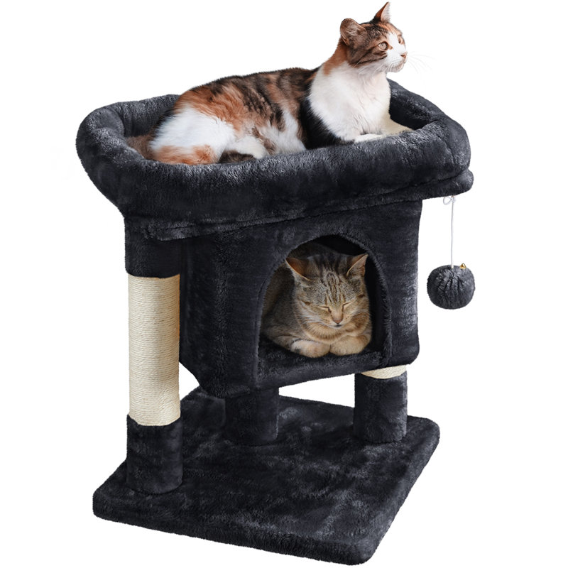 Color 59cm H Cat Tree, Black