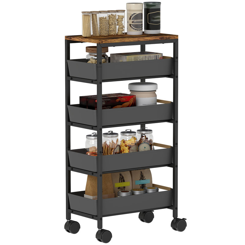 Kitchen Cart, Black