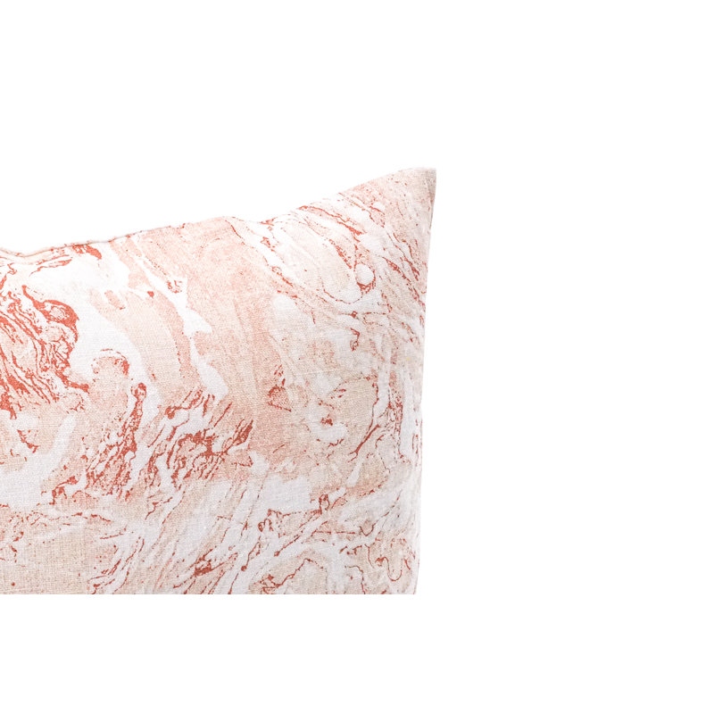 Linen Square Pillow Cover & Insert, Pink
