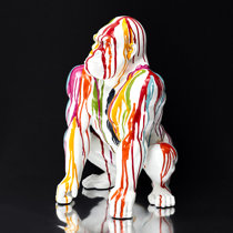 Kare Design  Deco Object Smoking Gorilla 48cm