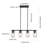 Dyllian 4 - Light Kitchen Island Pendant Lighting Linear Pendant Lights Dinning Room Light Fixture-1611606193