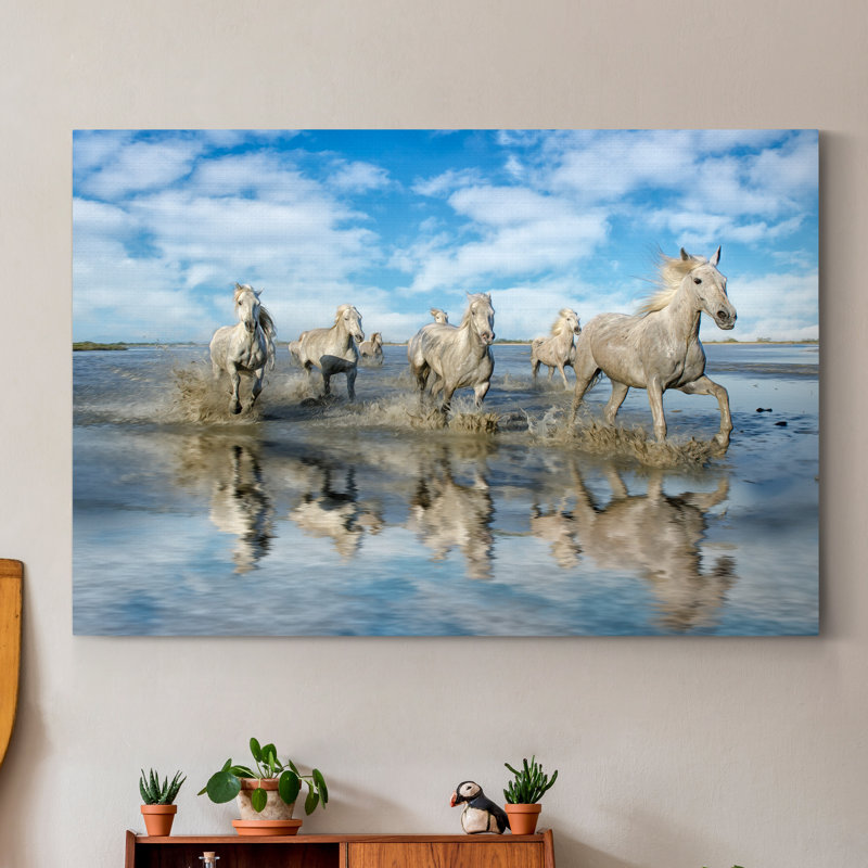« On the Run »-reproduction d’art sur toile, H 48 po x l 32 po x P 1 po