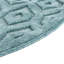 Tapis intérieur / extérieur à motif géométrique turquoise Heacock-1219532079