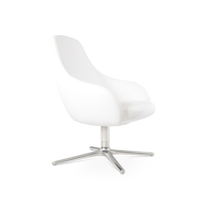 Fauteuil pivotant ovale Gazel