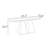 Modern simple solid wood console table-861079347