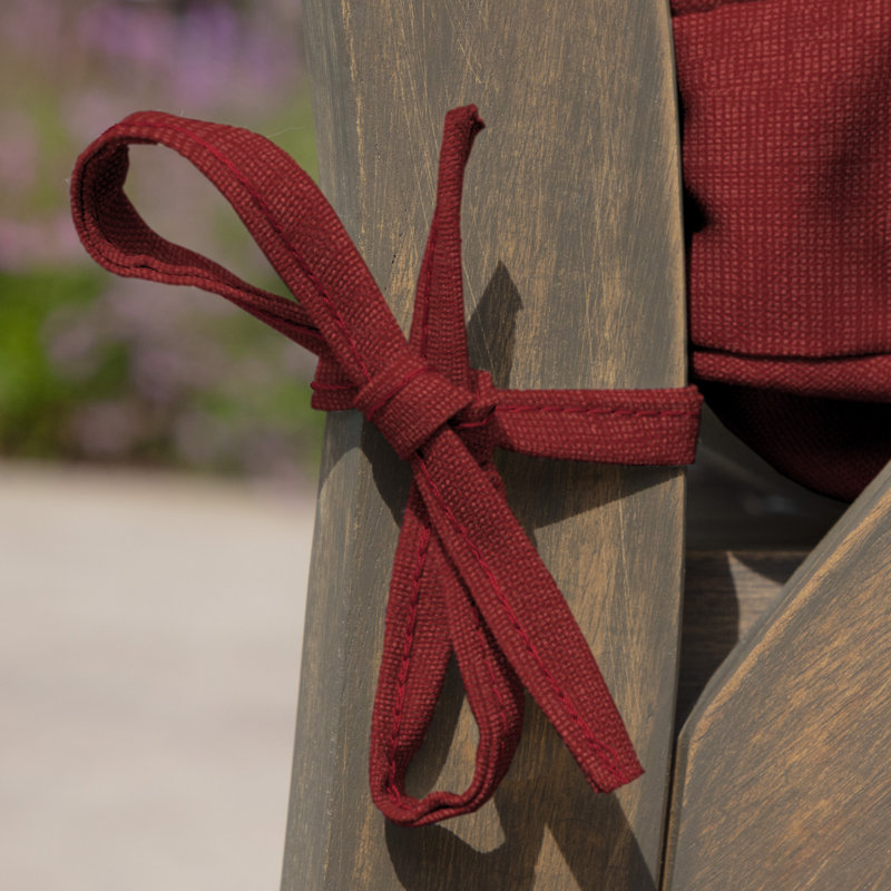 Coussin de siège d'extérieur 1 pièce ARDEN, Rouge rubis