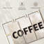 «Coffee Grunge Signage», ensemble de 3 impressions sur toiles par Vintage Charm Collective-45673500