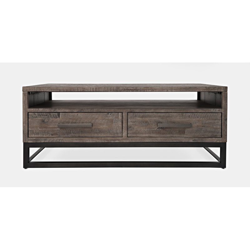 Bezout Solid Wood Top Coffee Table