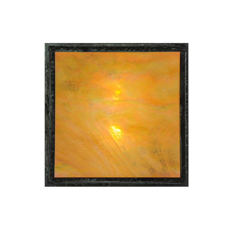 Dragica 4 - Light Flush Mount, Verdigris, Amber