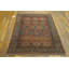 Antique Rustic Geometric Tribal Caucasian Late 19th Century Square Shirvan Rug