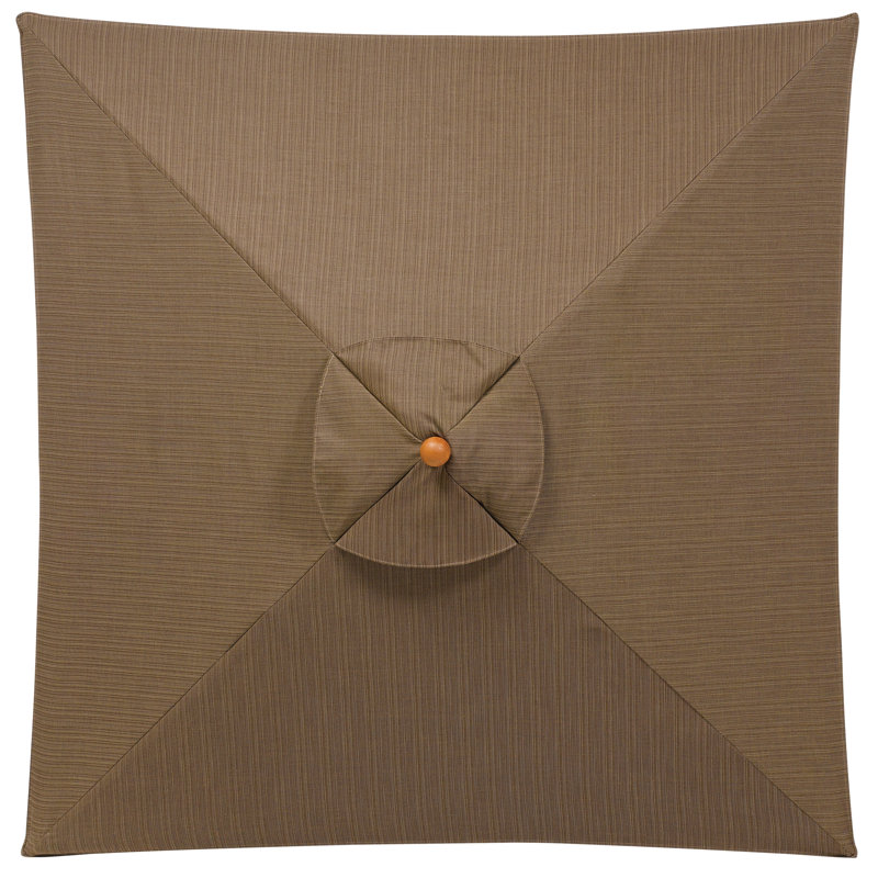 6' Sunbrella® Market Umbrella, Dupione Walnut